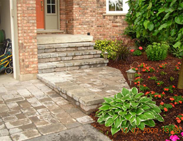 front entrance interlocing stone dunnville niagara hamilton burlington st anns